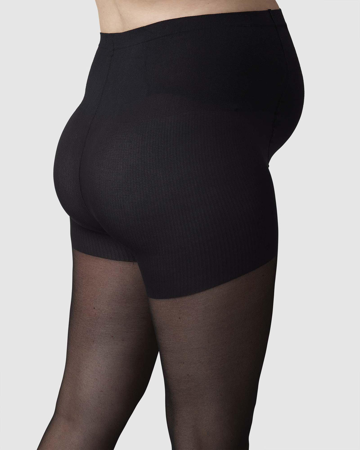 Collants de maternité 20 deniers en recyclé - amanda maternity tights black