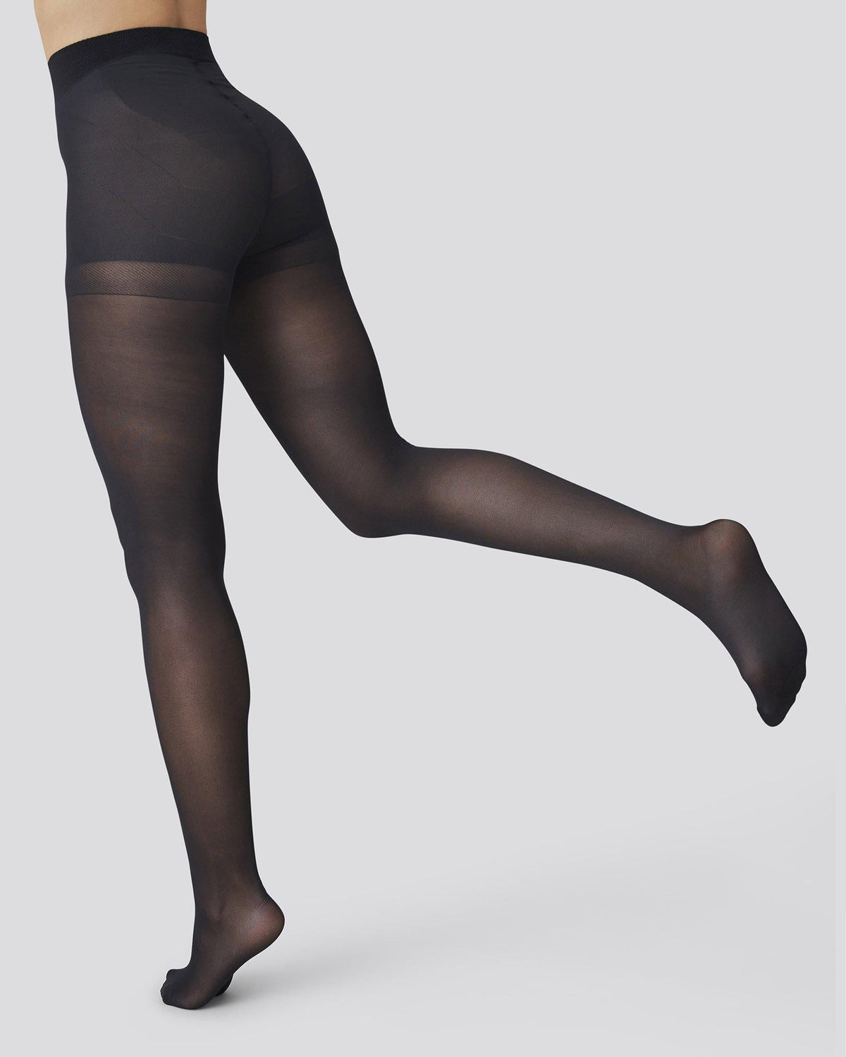 Collants 40 deniers en recyclé | Noir "anna control top tights"