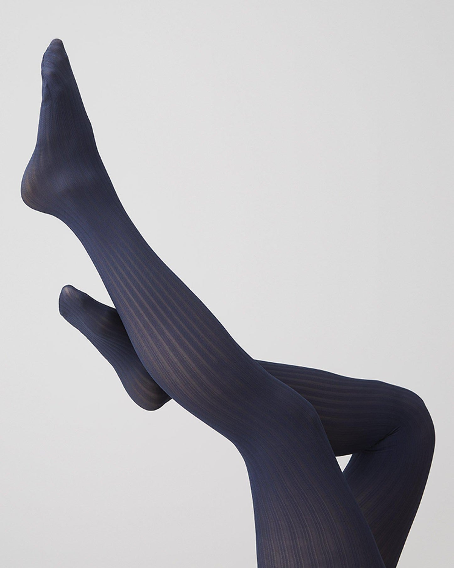 Collants 70 deniers bleu marine recyclés - Alma navy