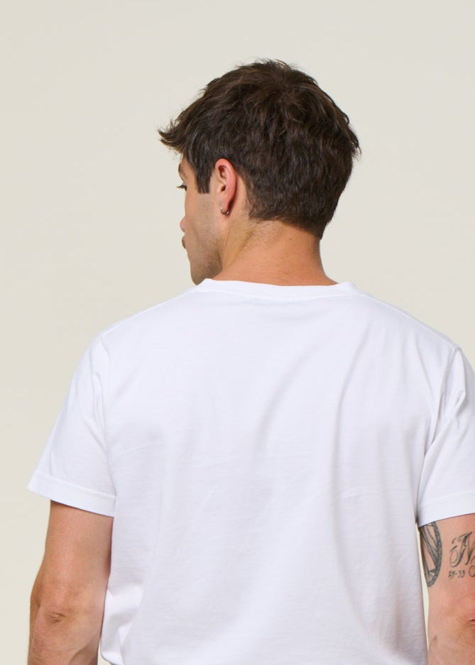 t-shirt en coton bio | blanc