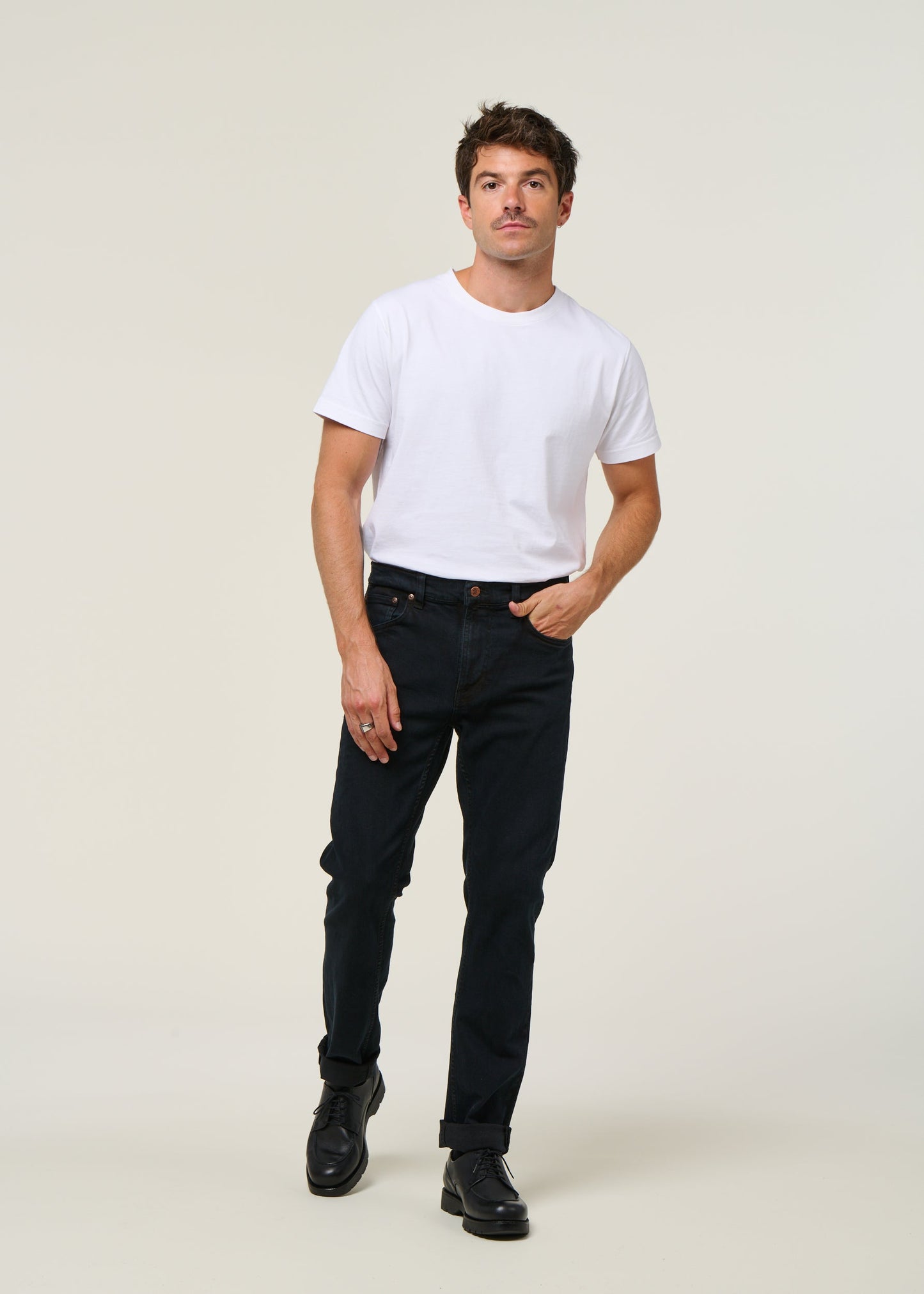 Jean slim en coton bio | noir "lean Dean Black Skies"