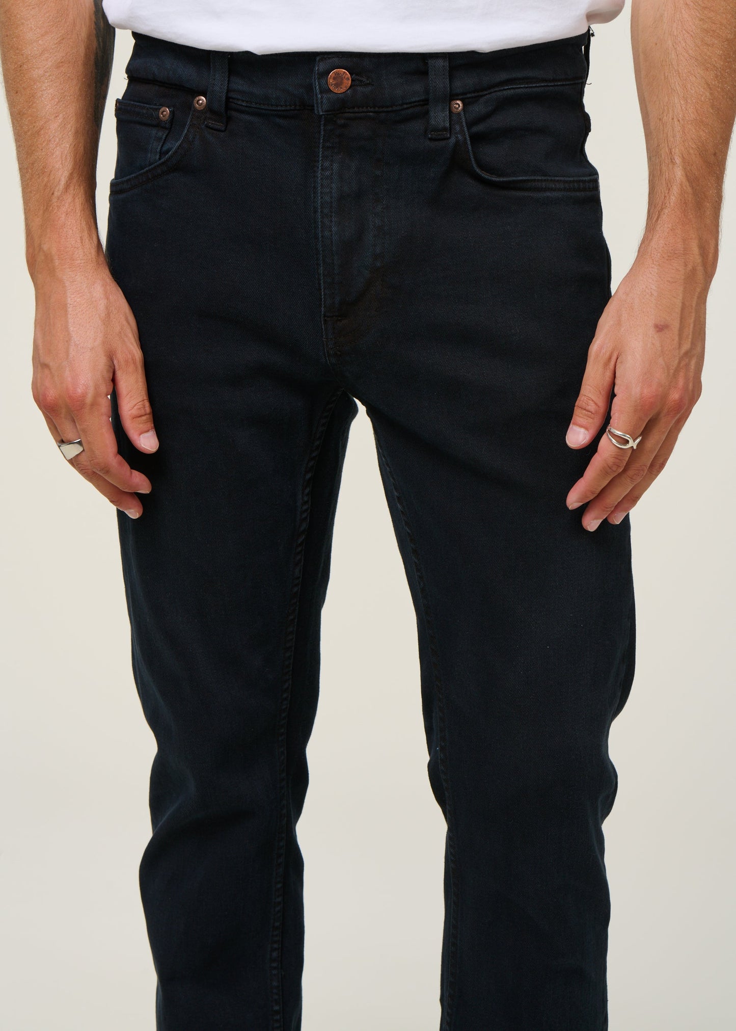 Jean slim en coton bio | noir "lean Dean Black Skies"