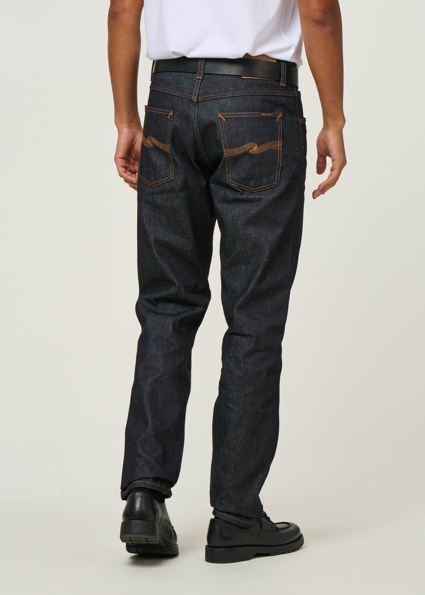Jean fuselé en coton bio | brut "steady eddie ii dry heavy"