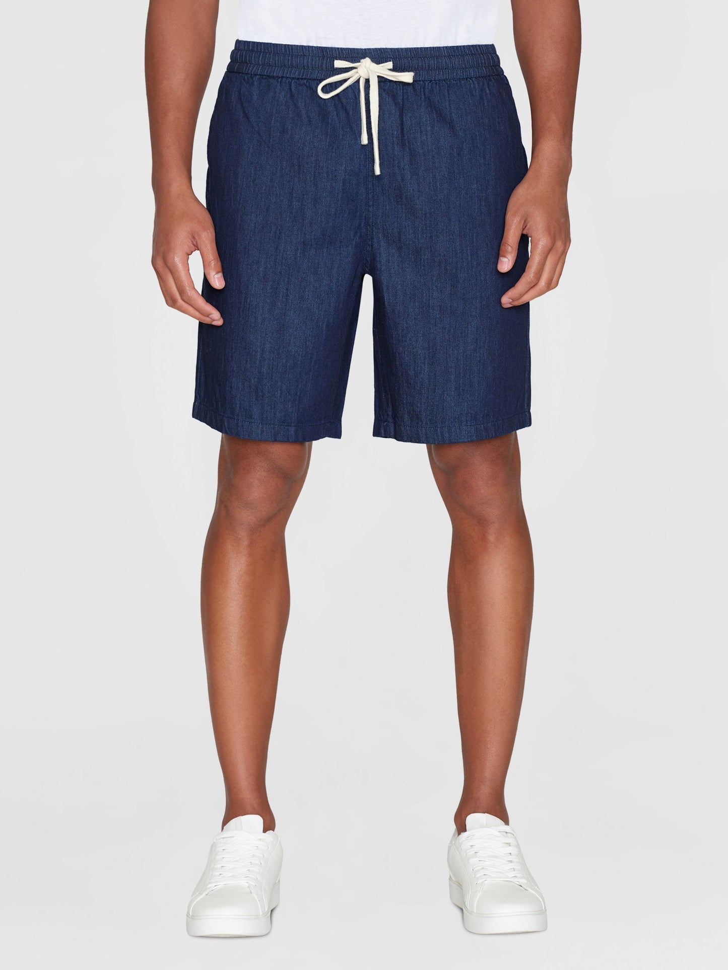 Short en coton denim bio | Bleu indigo "fig loose denim classic indigo shorts classic indigo"