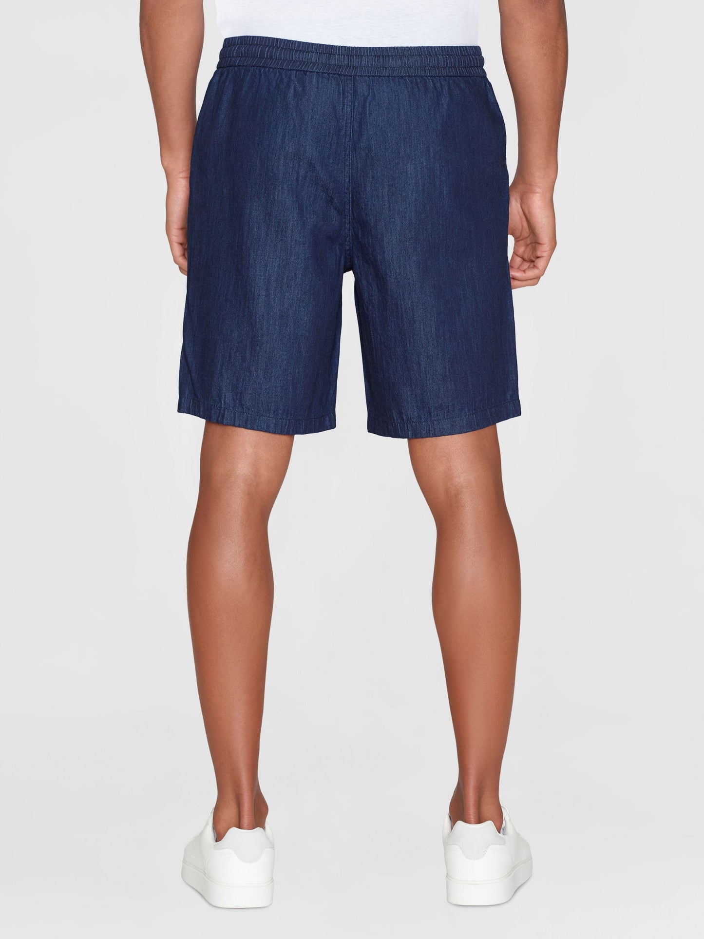 Short en coton denim bio | Bleu indigo "fig loose denim classic indigo shorts classic indigo"