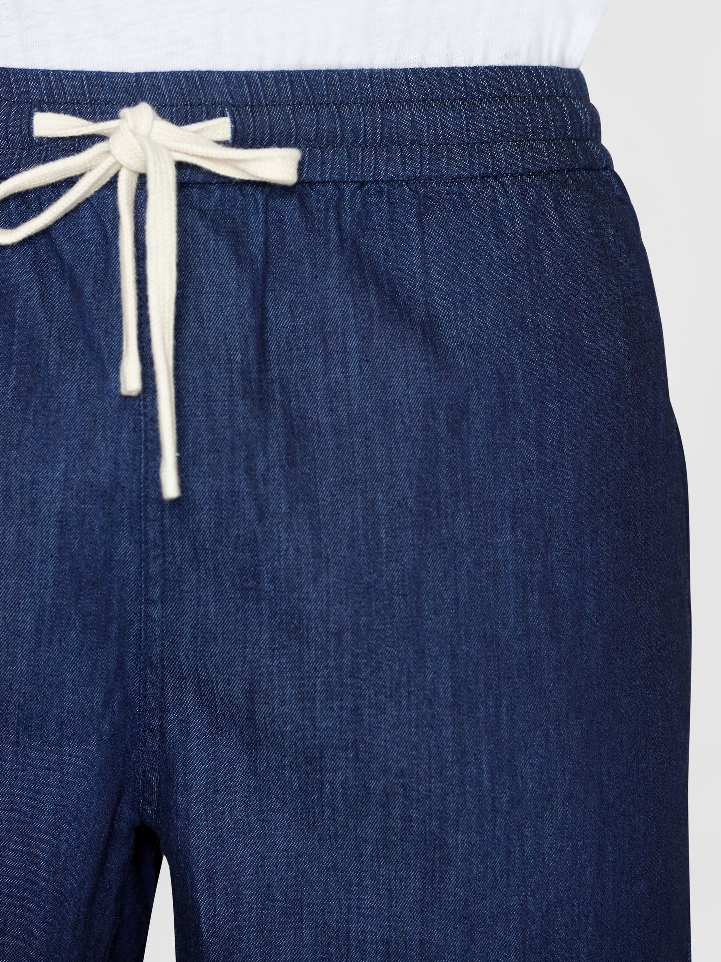 Short en coton denim bio | Bleu indigo "fig loose denim classic indigo shorts classic indigo"