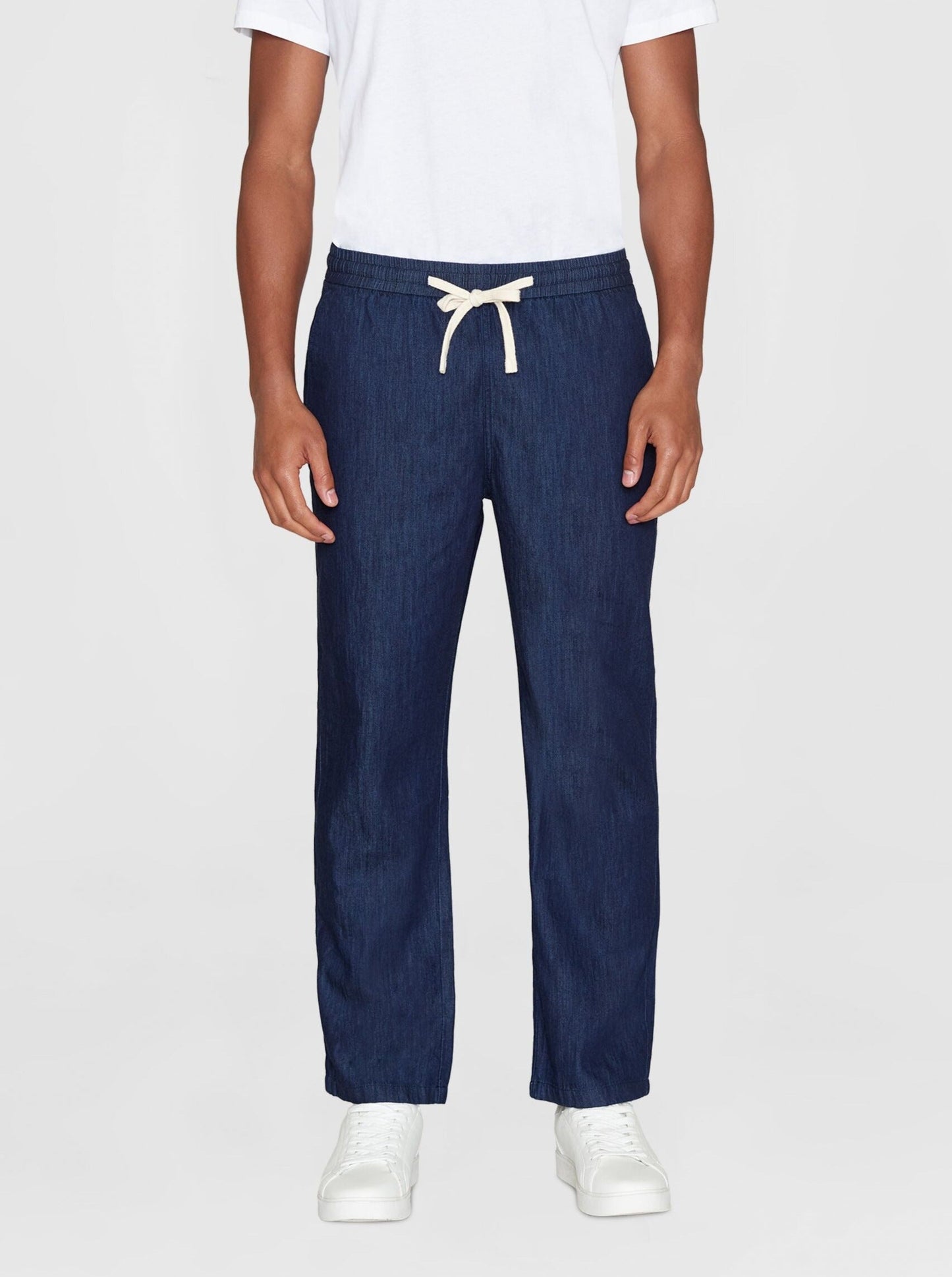 Pantalon ample en coton bio | Bleu indigo "fig loose denim classic indigo pants classic indigo"