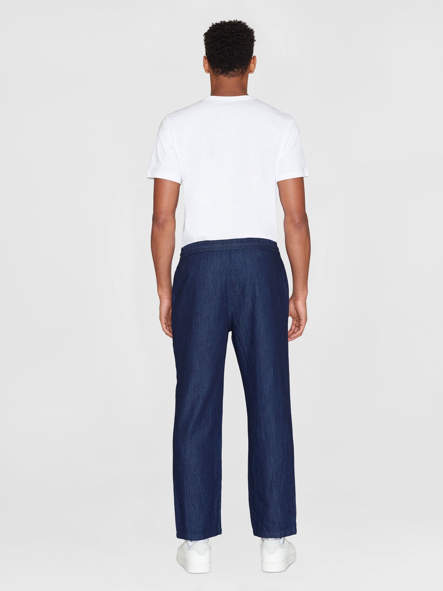 Pantalon ample en coton bio | Bleu indigo "fig loose denim classic indigo pants classic indigo"
