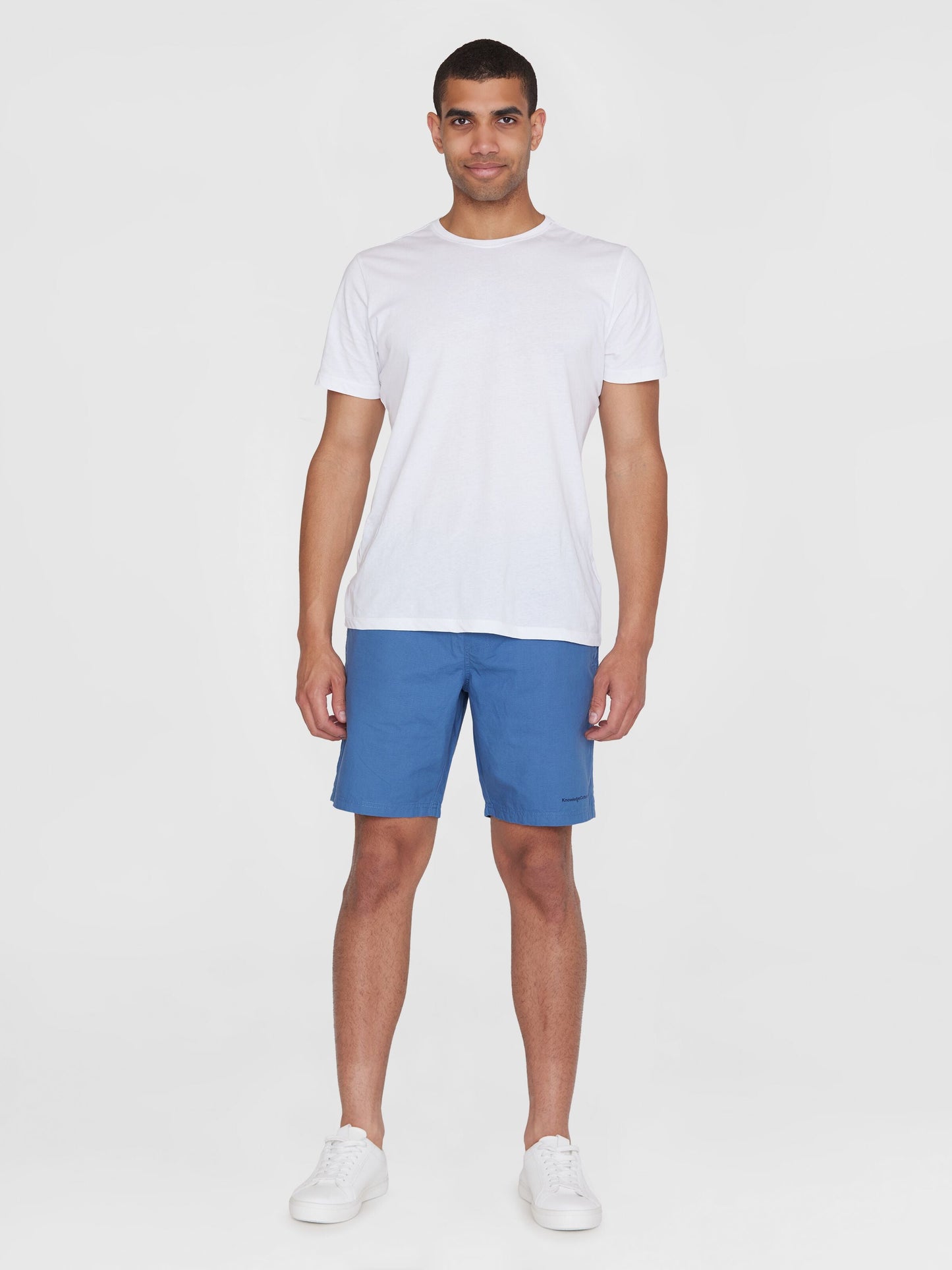 boardwalk shorts with elastic waist gots/vegan - 1432 moonlight blue