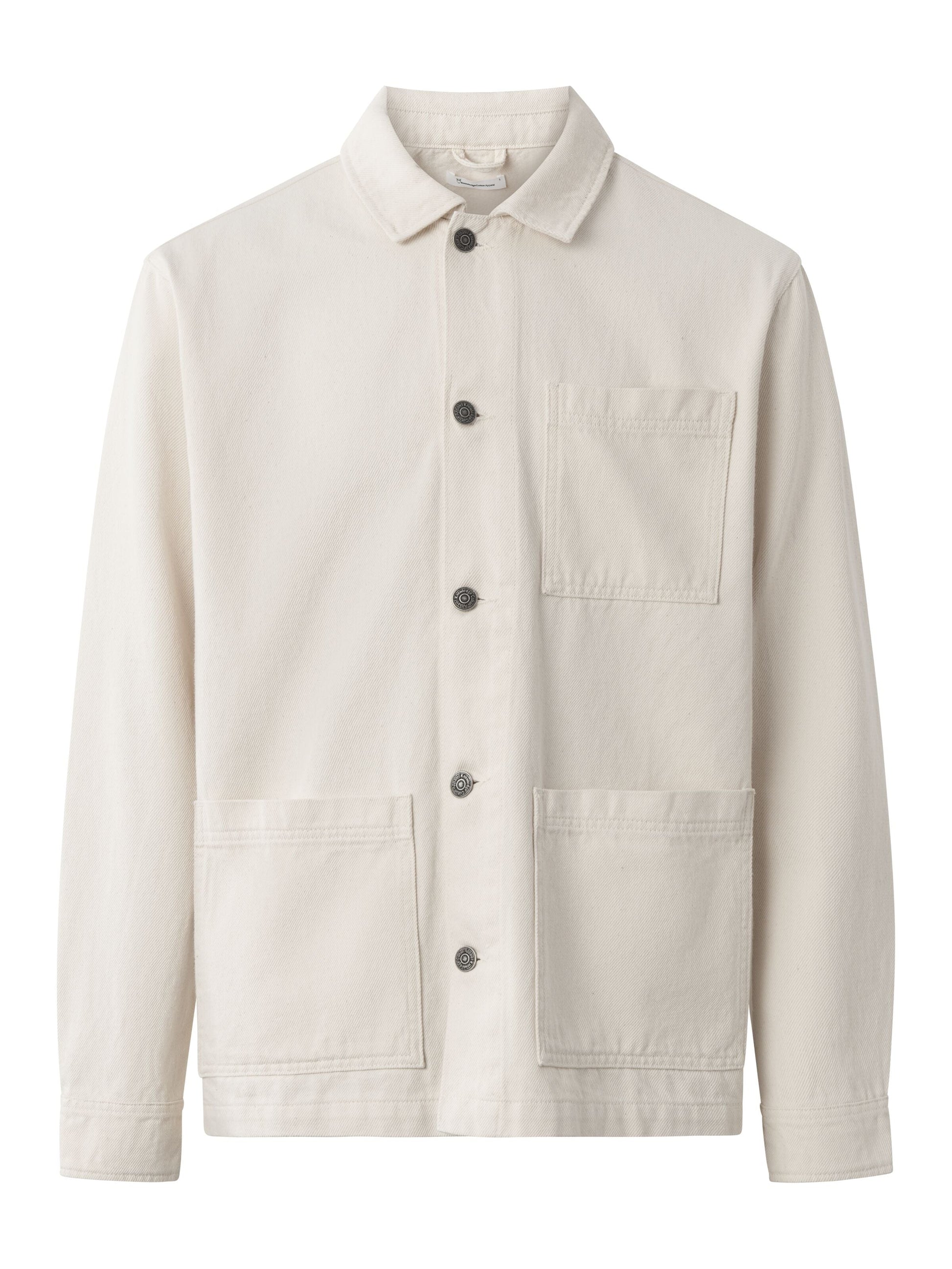 Veste non teintée en sergé de coton bio - heavy twill overshirt raw cotton