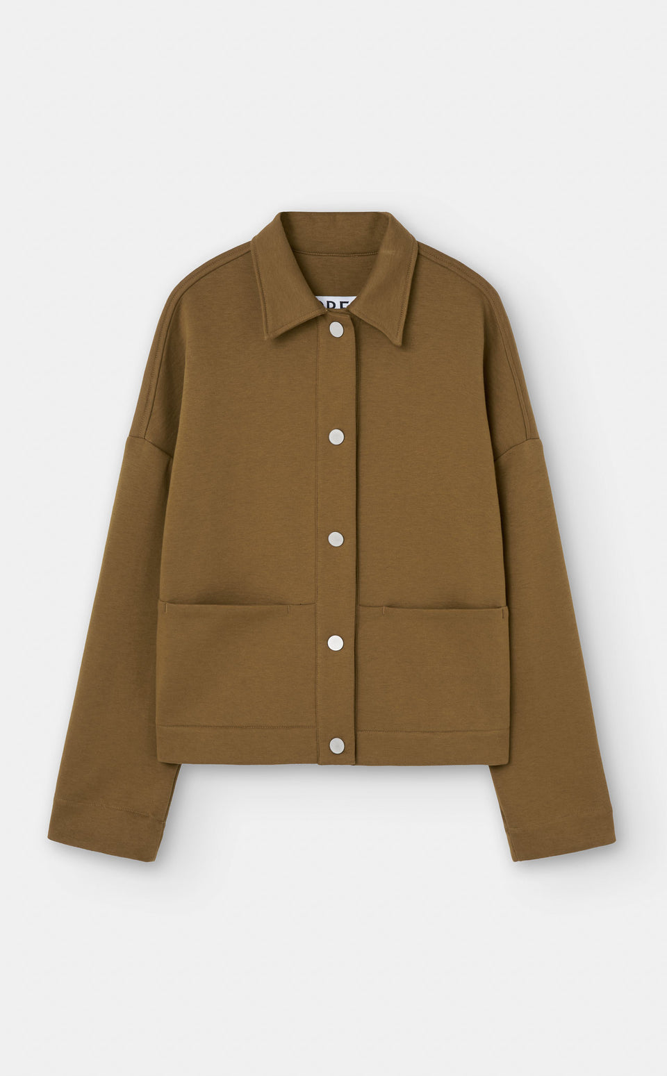 Veste jersey en coton bio | ixiar - camel