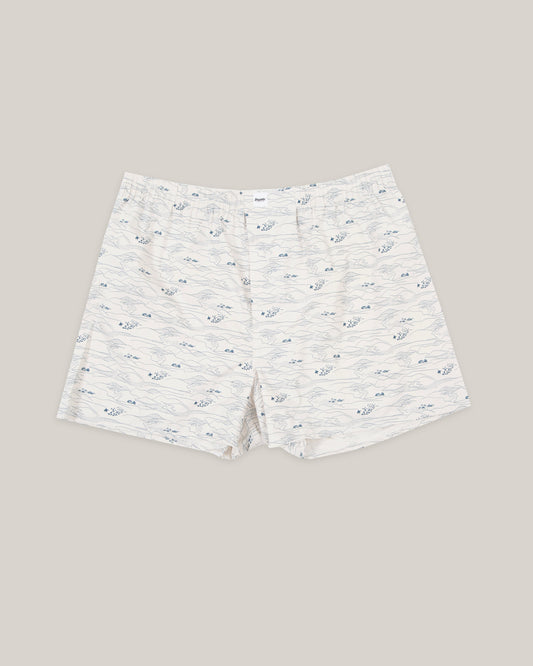 Caleçon à motifs en coton bio - Yurta