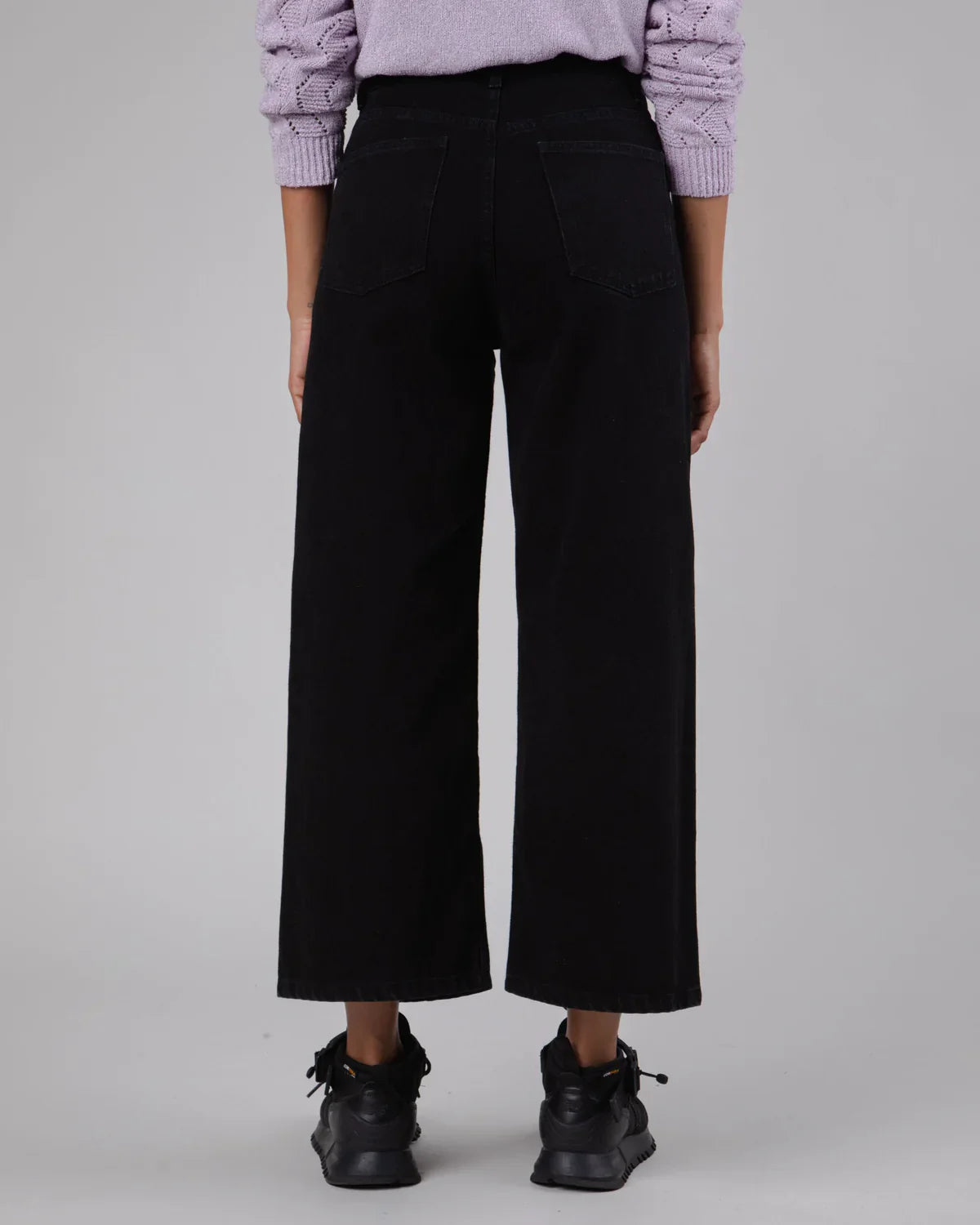 Pantalon ample en coton bio | Noir "5 pocket pants black"