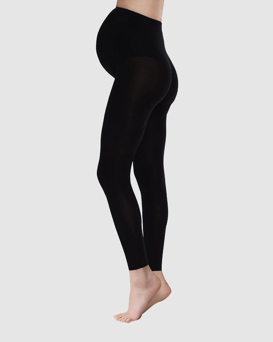 Legging de maternité noir en recyclé - gerda maternity leggings black
