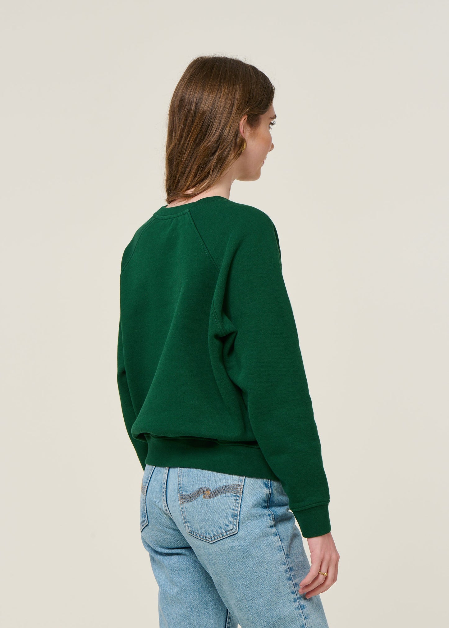 Sweat en coton bio | vert forêt