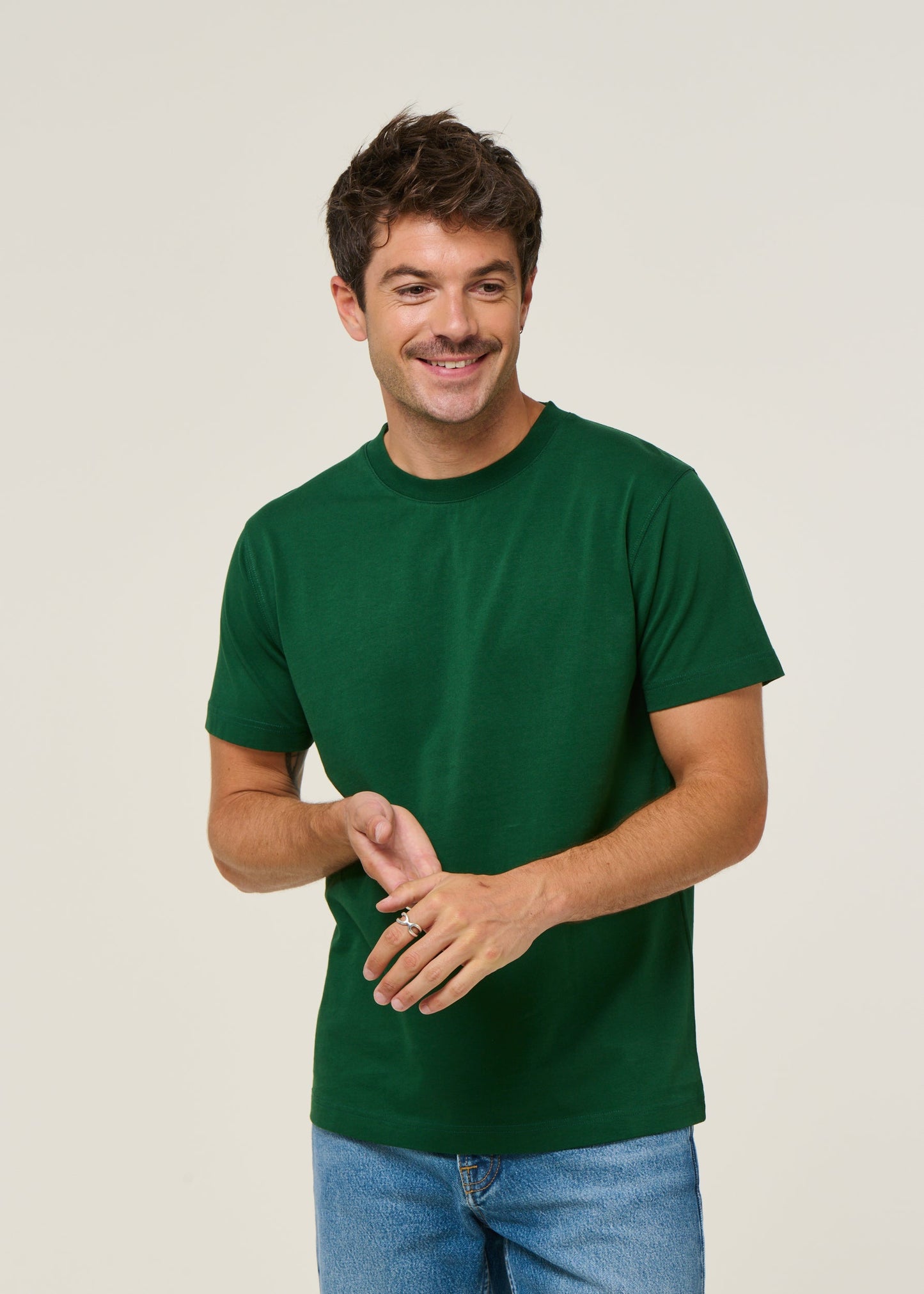 T-shirt en coton bio | vert forêt