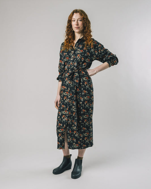 Robe longue à motifs floraux en viscose ecovero - Dalia
