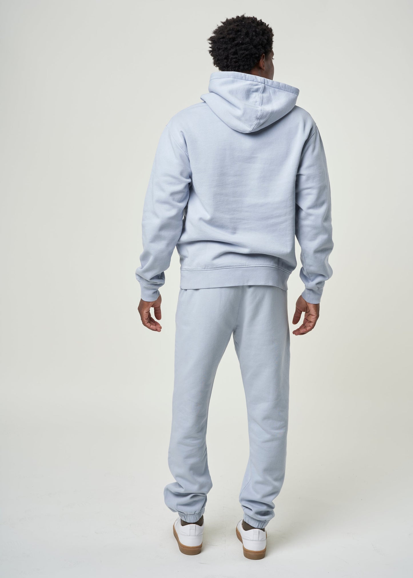 Jogging mixte en coton bio | bleu "powder blue"