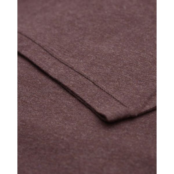 T-shirt bordeaux en coton bio