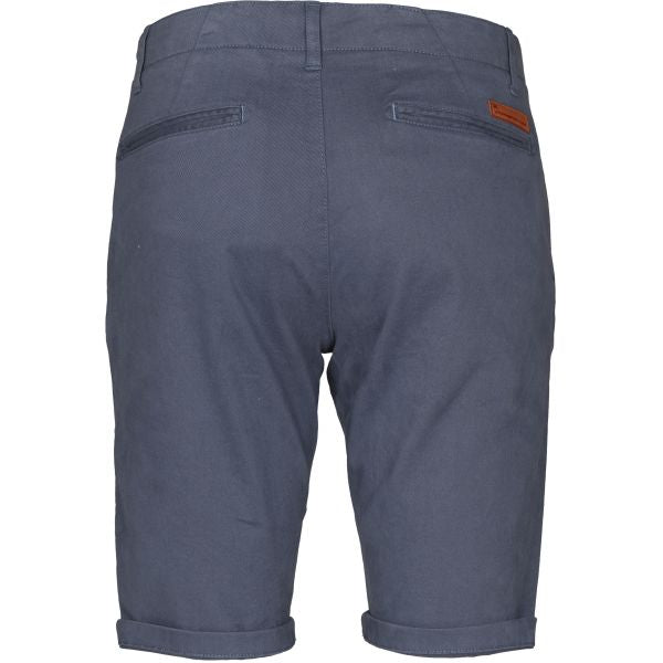 Short chino bleu en coton bio