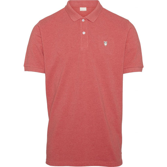 Polo corail en coton bio - Pique polo