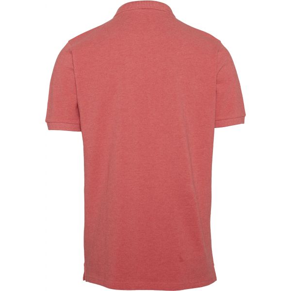 Polo corail en coton bio - Pique polo