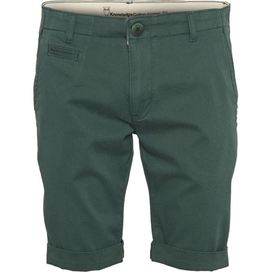 Short chino vert forêt en coton bio