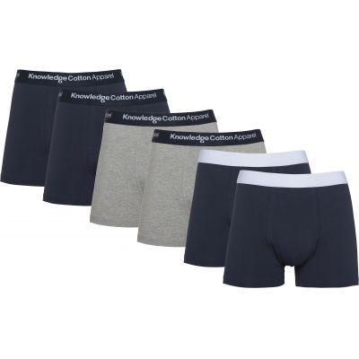 Pack 6 boxers en coton bio