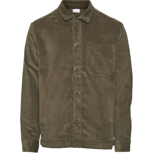 Veste velours vert forêt en coton bio