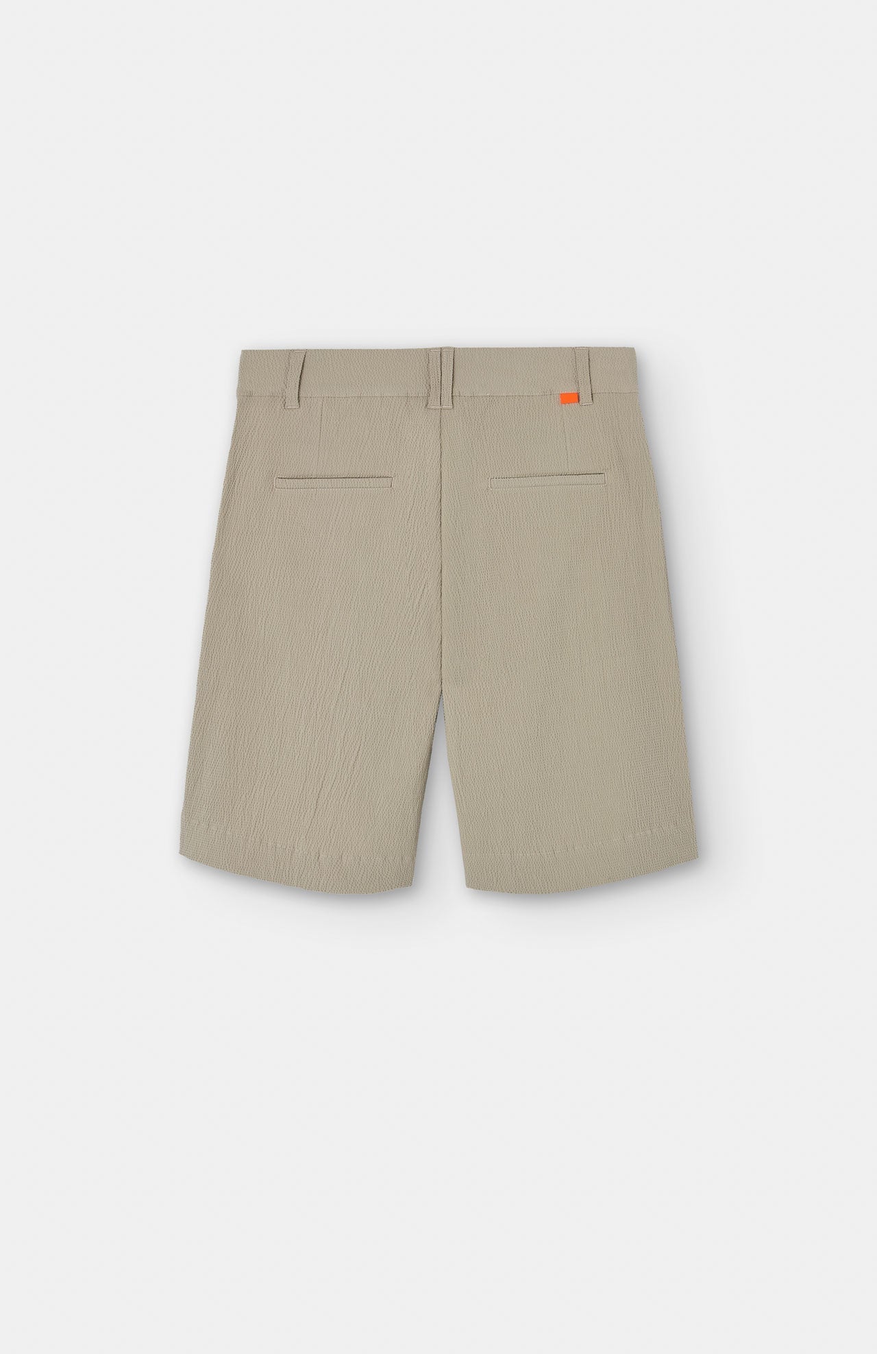Short bermuda en coton bio | gris clair "antia - stone"