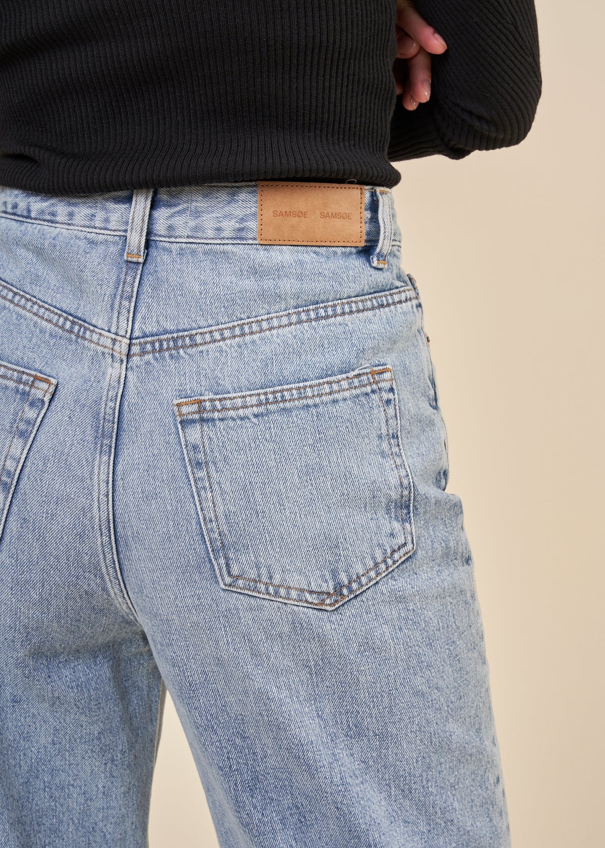 Jean ample en coton bio et recyclé | Bleu délavé "shelly jeans light heritage"