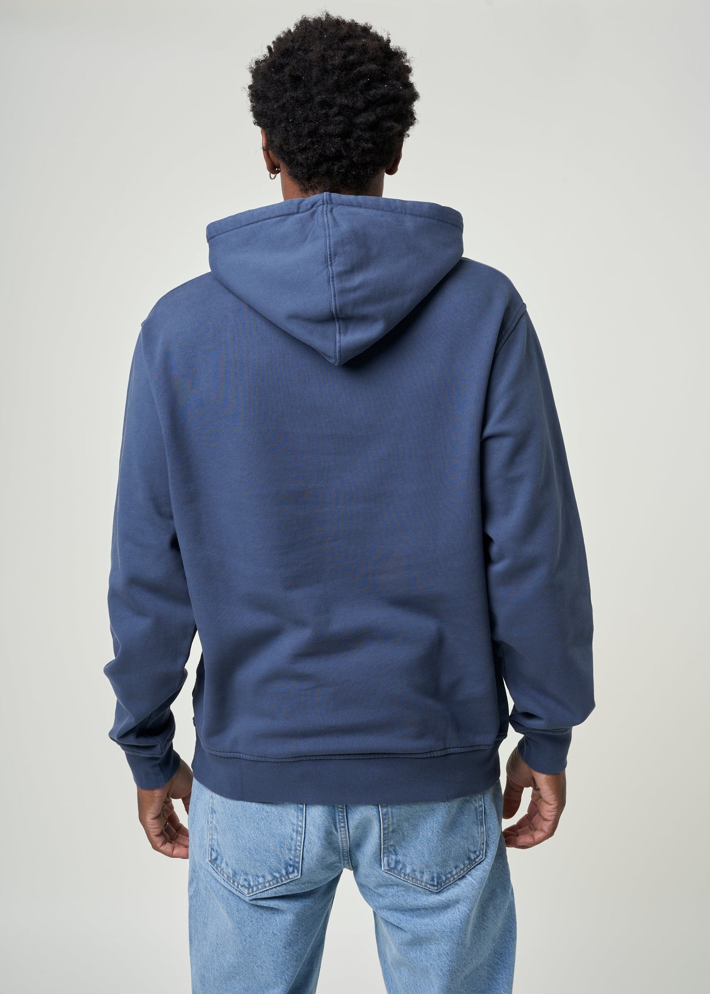 Sweat à capuche en coton bio | bleu "petrol blue"