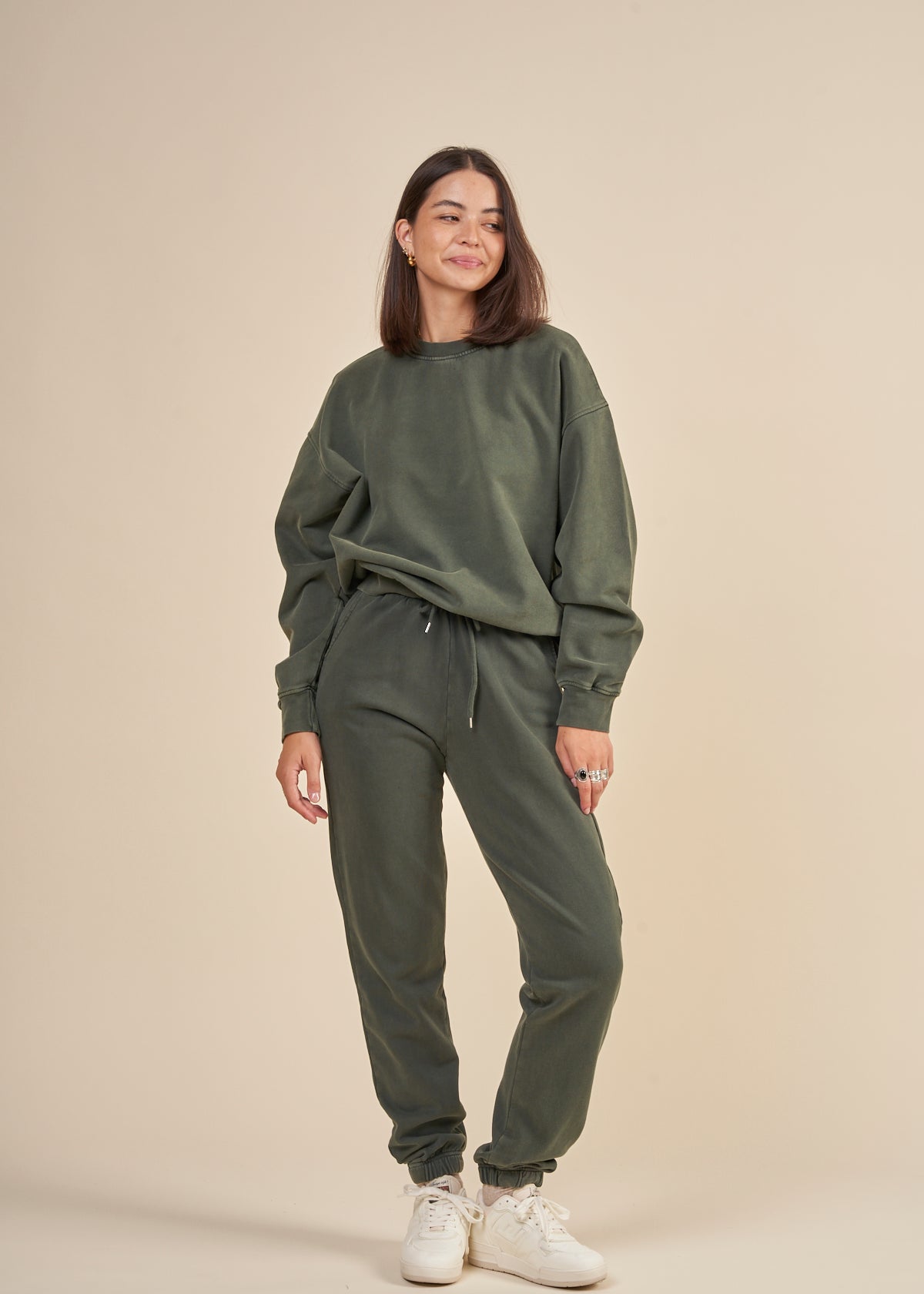 Jogging en coton bio | "vert" organic sweatpants - midnight forest