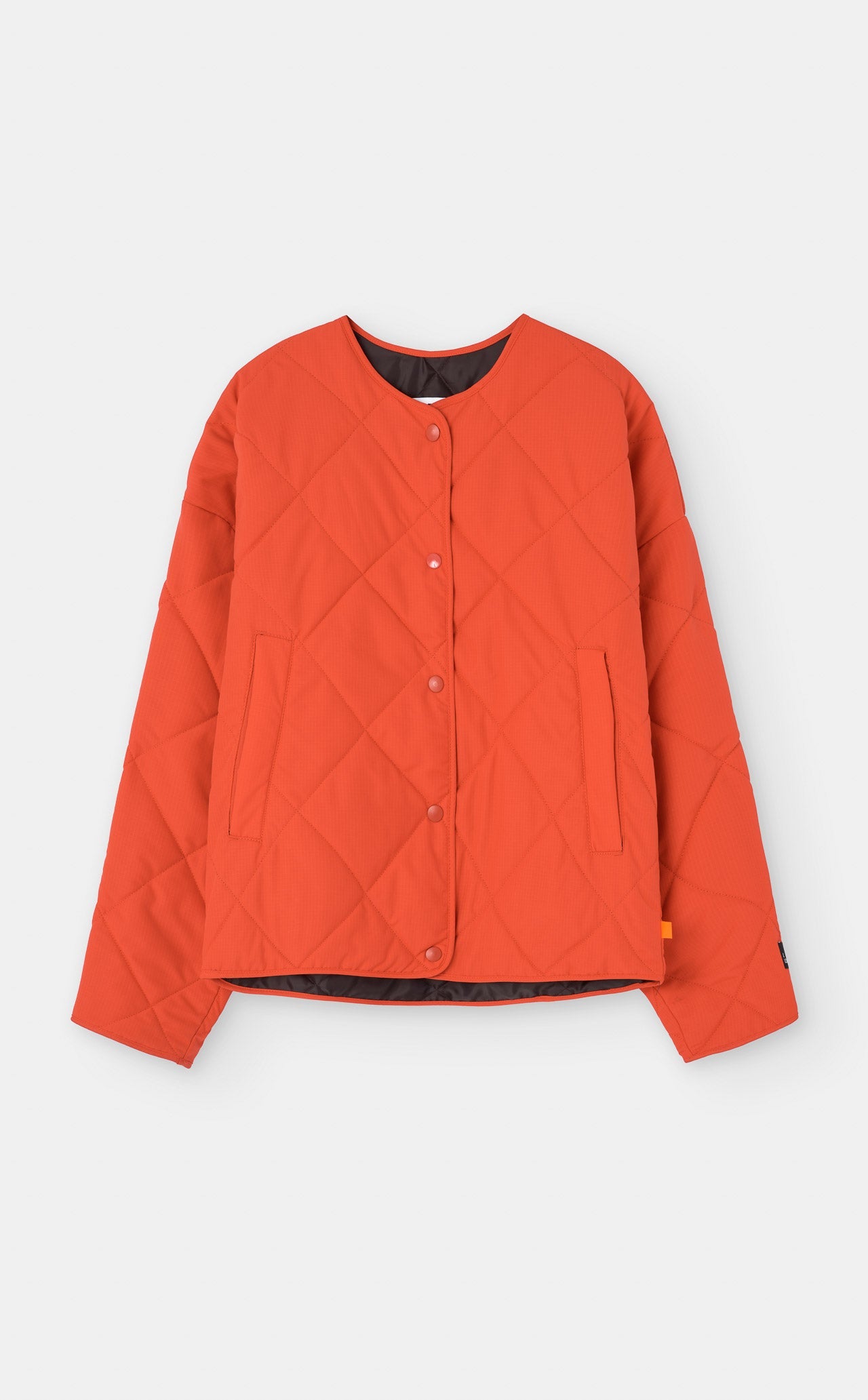Veste matelassée en matières recyclées | orange "denise"