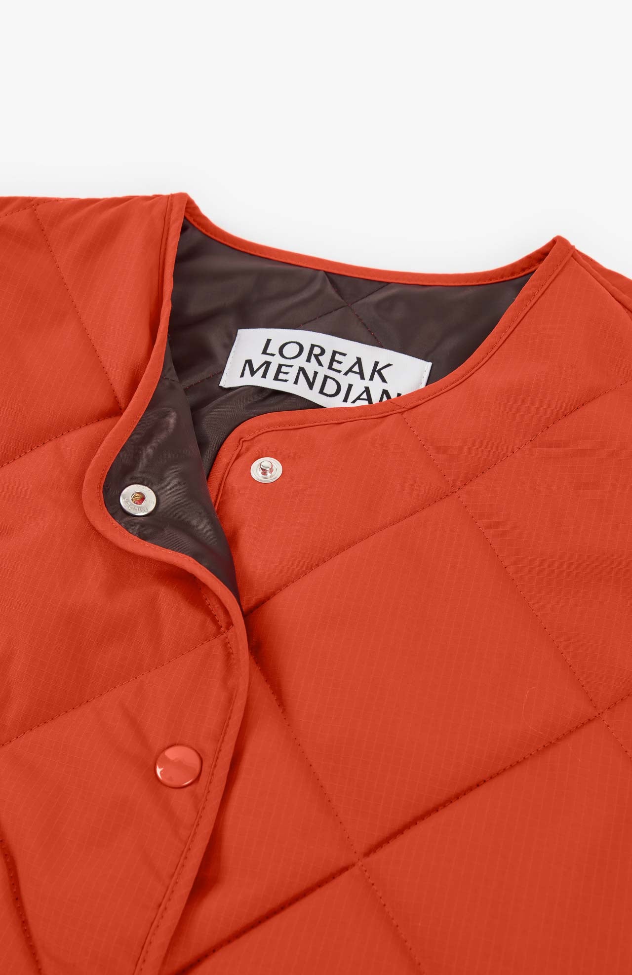 Veste matelassée en matières recyclées | orange "denise"