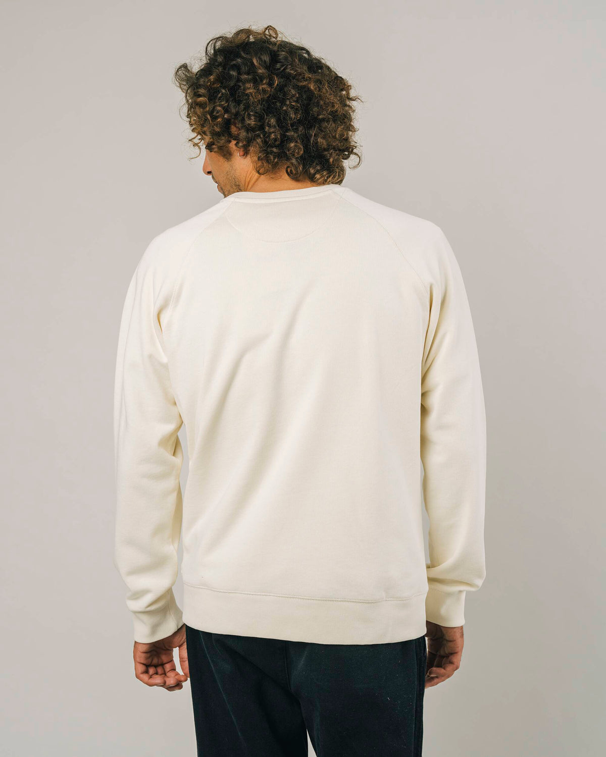 Sweatshirt en coton bio | écru "playmobil logo sweatshirt ecru"