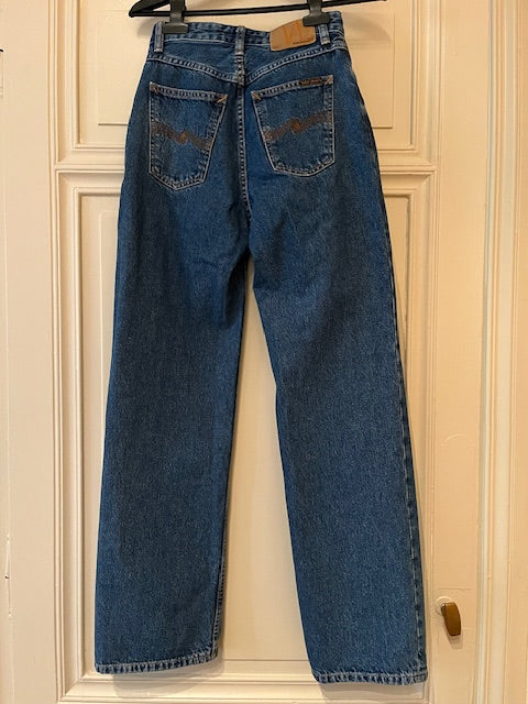 Jean ample bleu vintage en coton bio et recyclé - clean eileen 90s stone