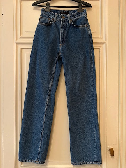 Jean ample bleu vintage en coton bio et recyclé - clean eileen 90s stone