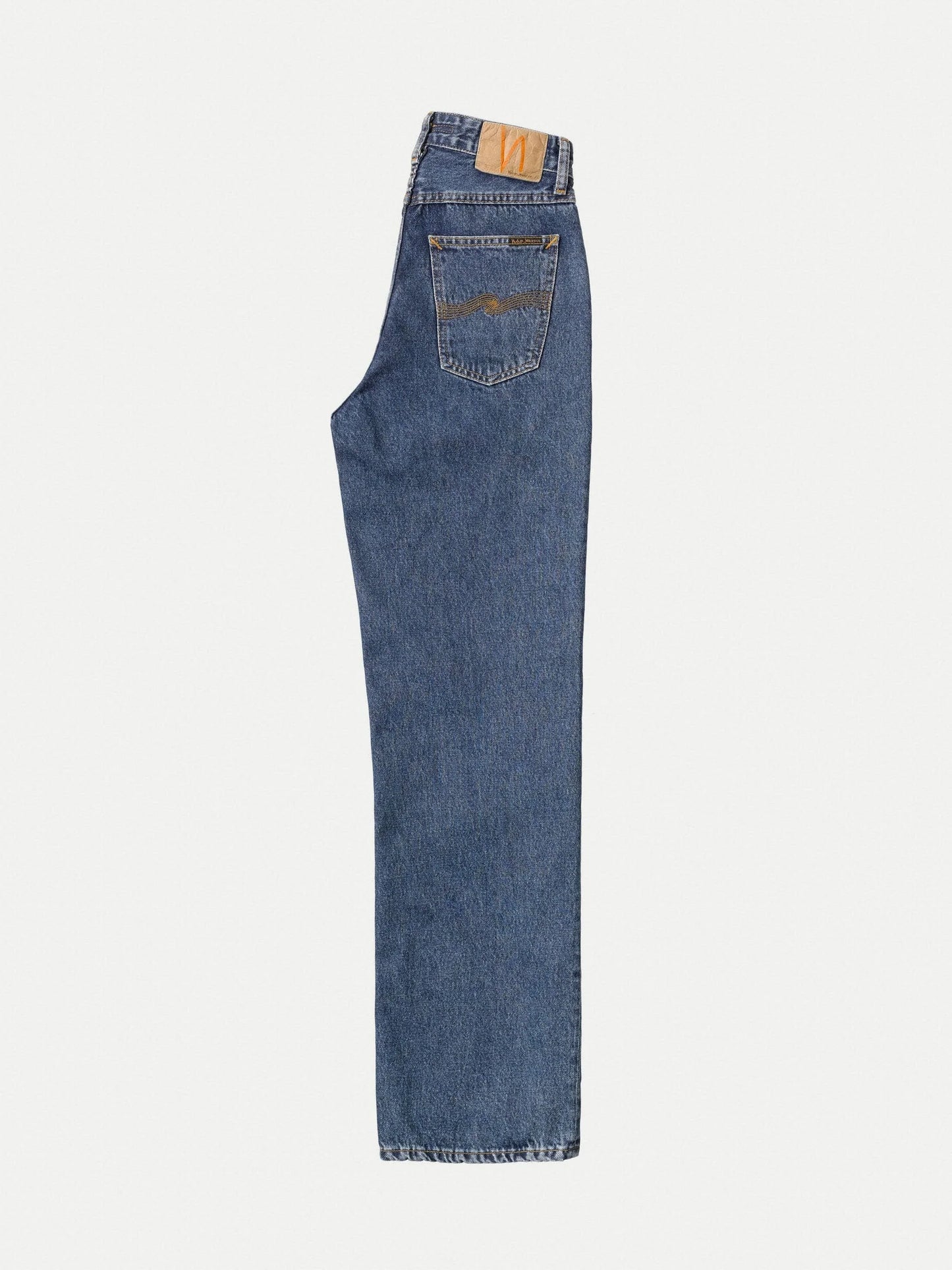 Jean ample bleu vintage en coton bio et recyclé - clean eileen 90s stone