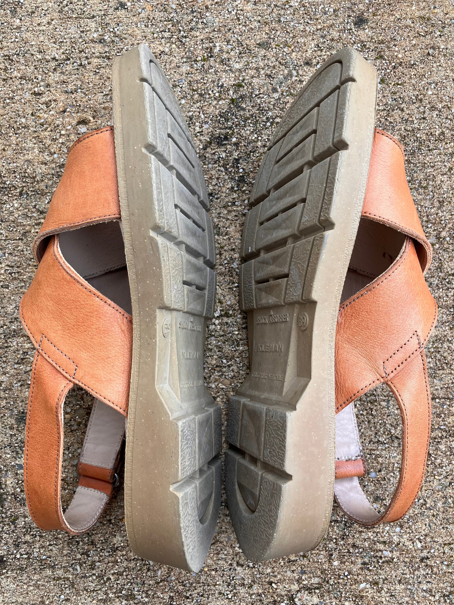 Sandales en cuir
