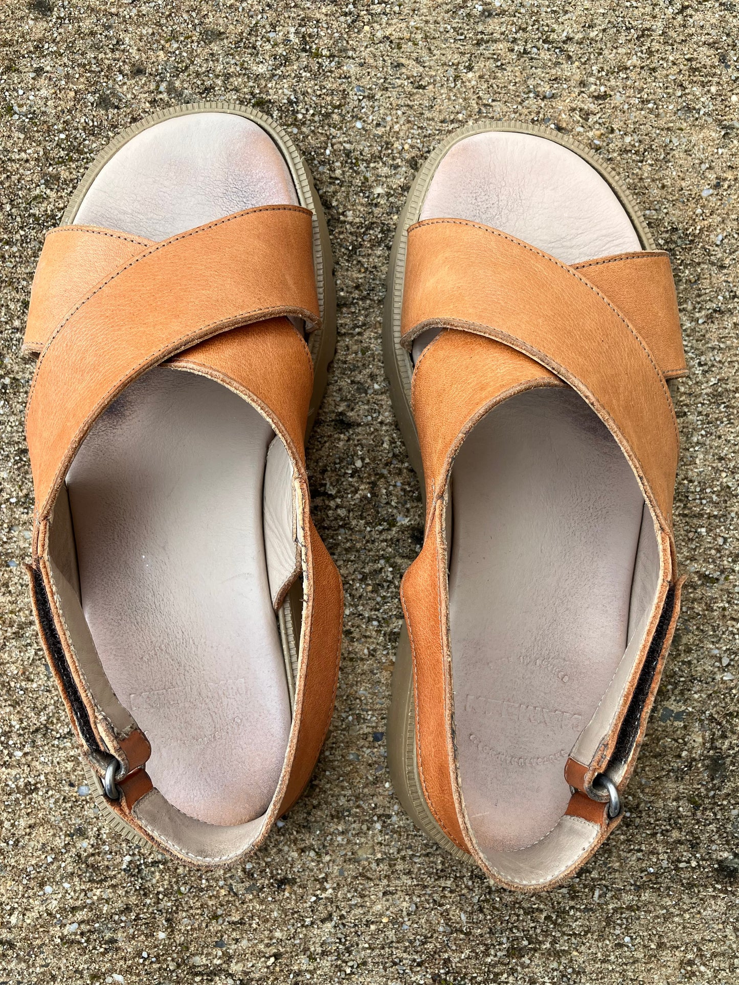 Sandales en cuir