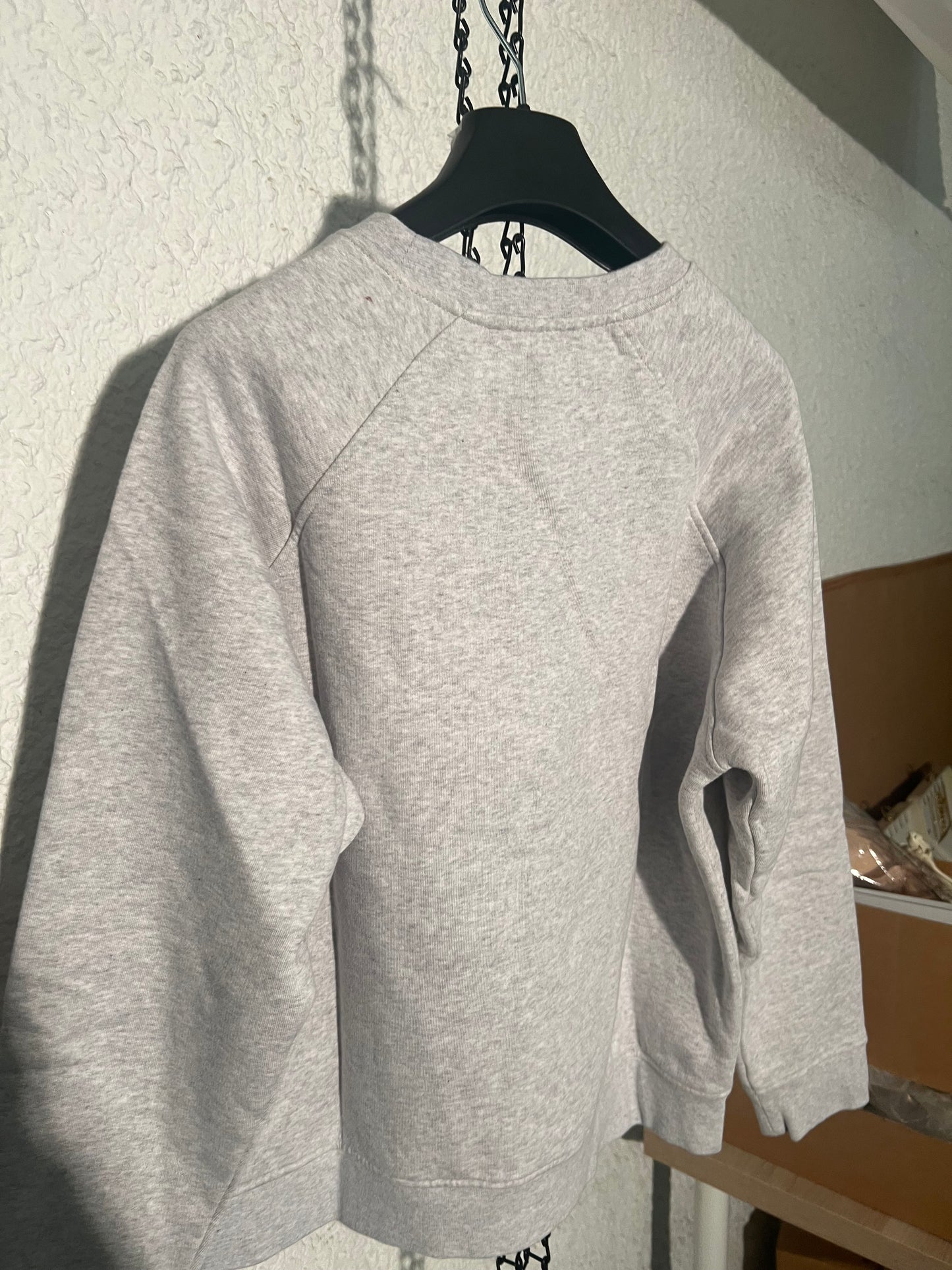 Sweat en coton bio | gris chiné