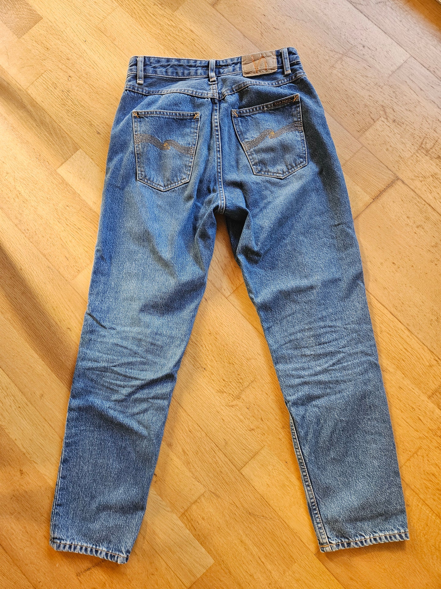 Jean mom en coton bio | Bleu délavé 'breezy britt day dreamer'