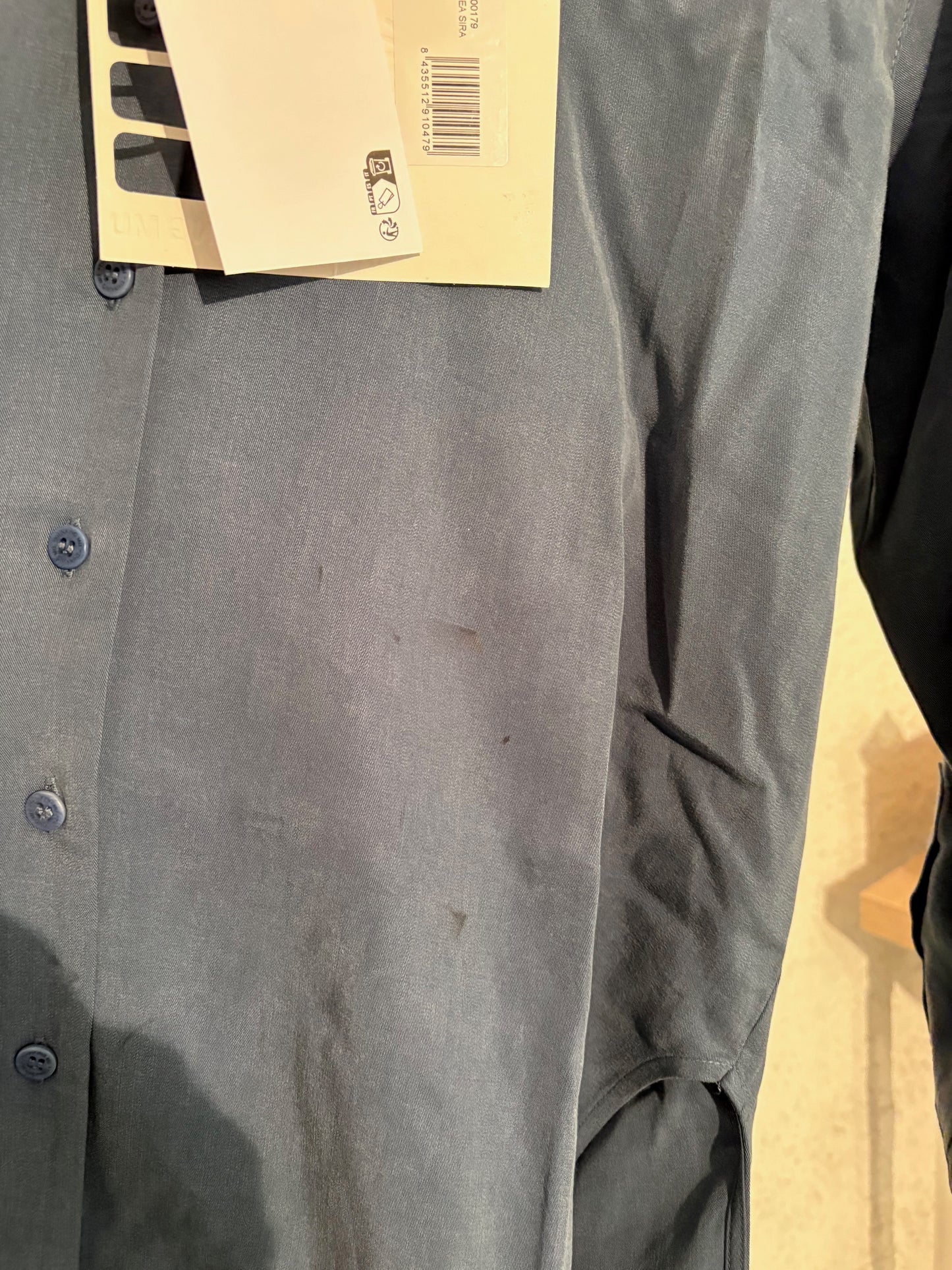 Chemise en tencel | bleu 'sea sira blouse - blu'