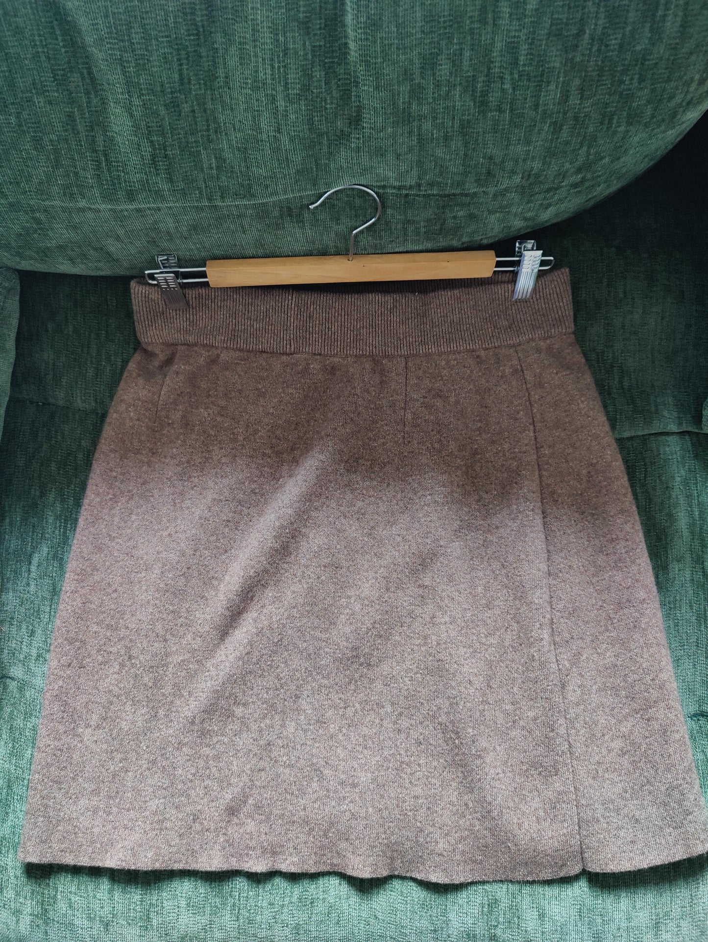 jupe en laine bio | marron 'endarlaa - cinnamon dust melange'