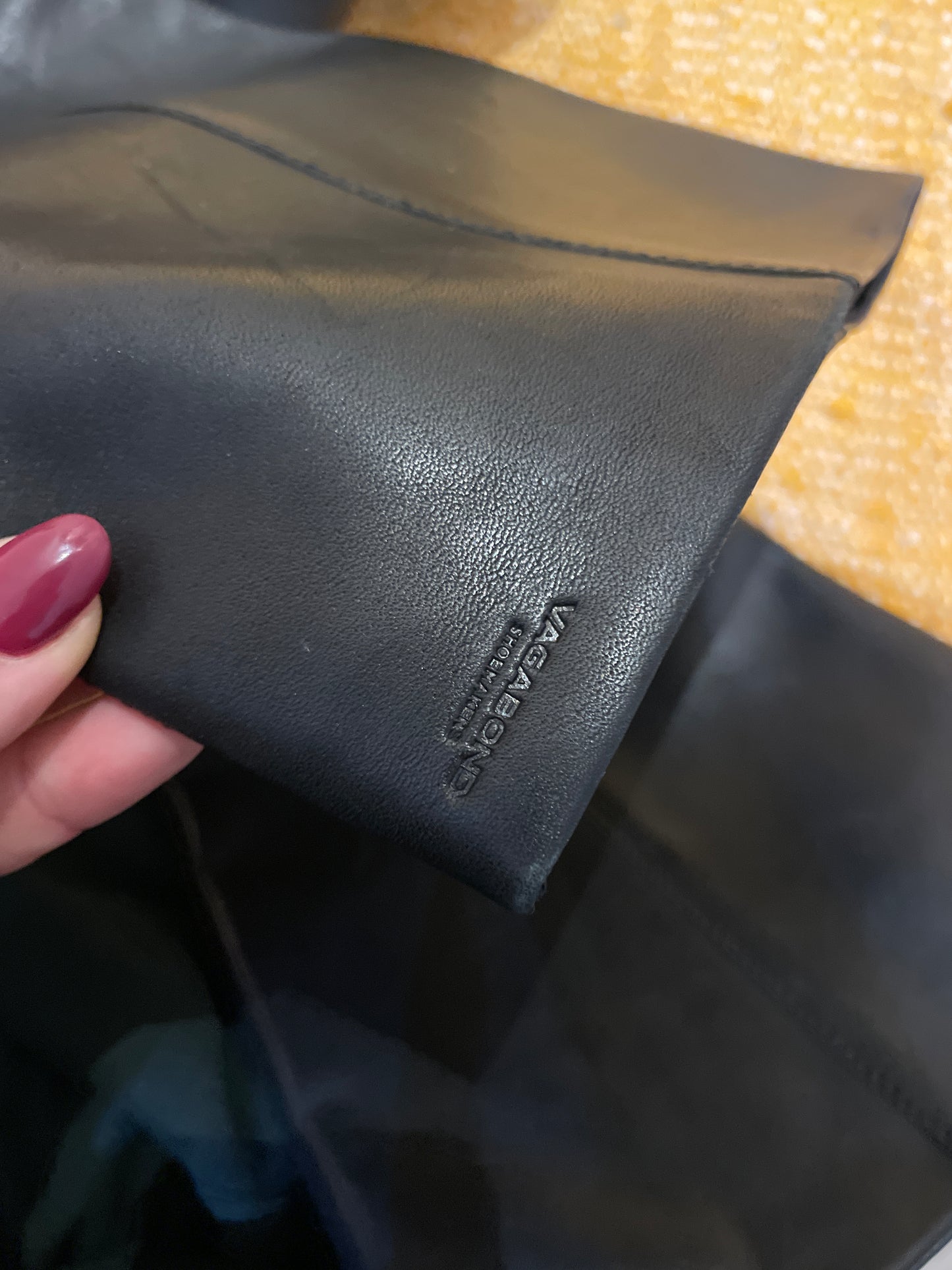 Bottes hautes en cuir certifié | Noir 'kenova black'