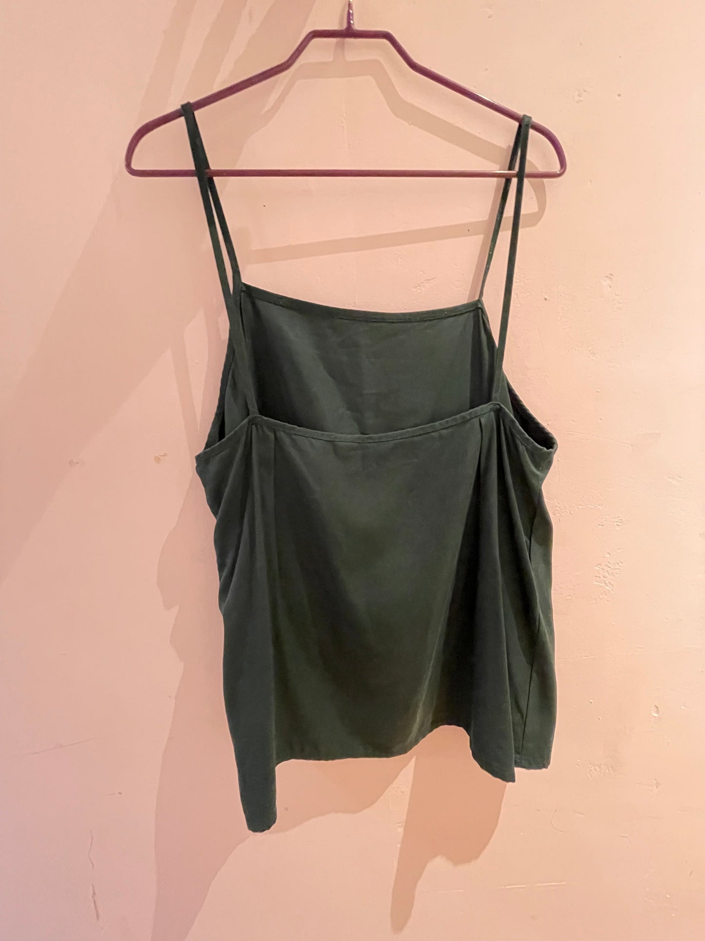 Top vert émeraude en tencel - Capri