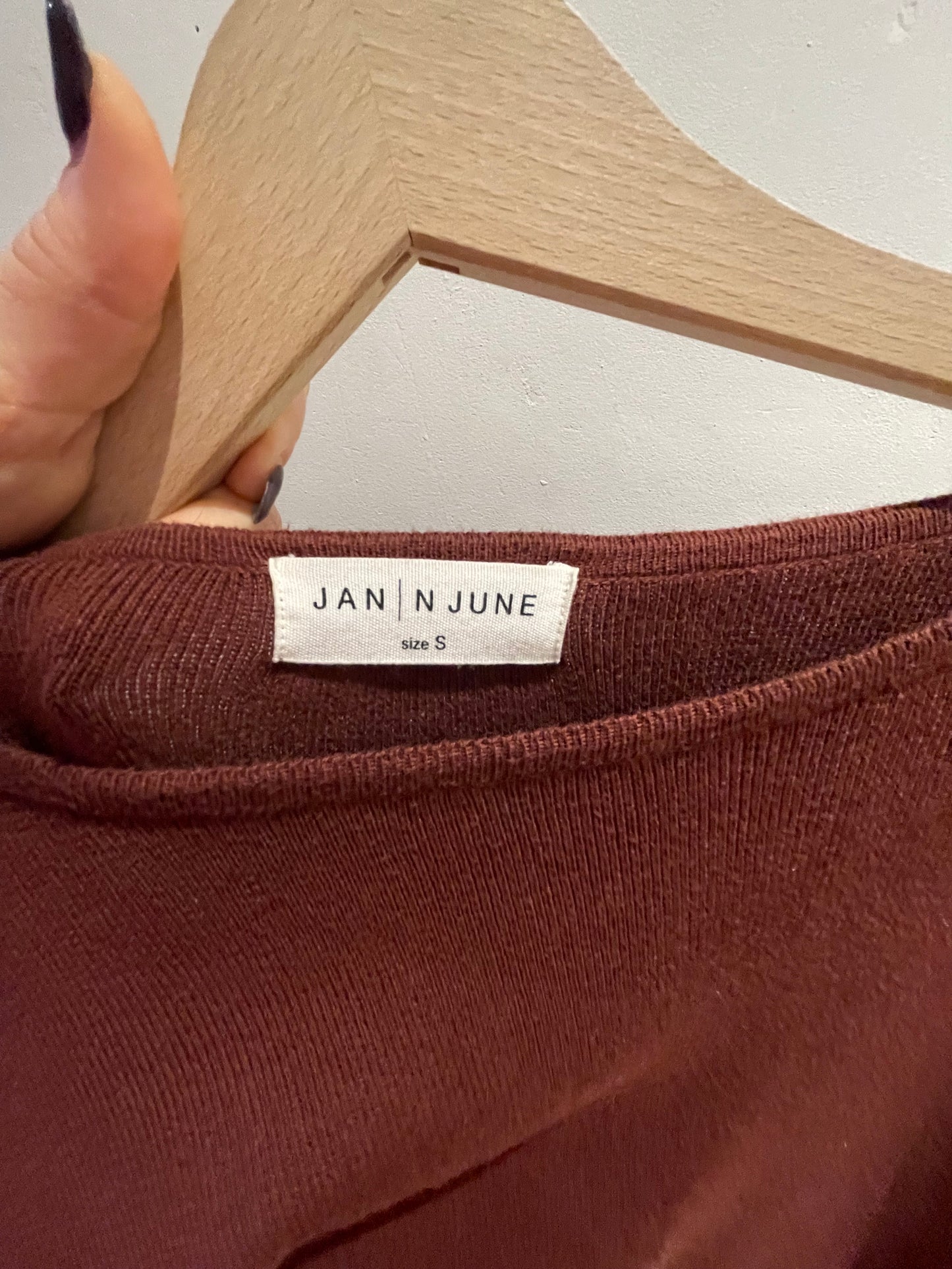 Pull en coton bio | rouge 'williamsburg intense rust'