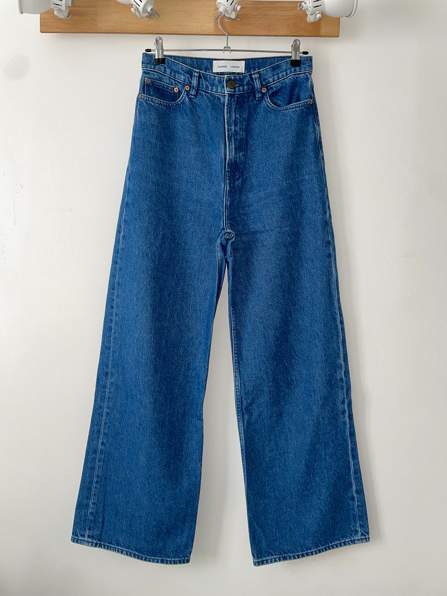 Jean ample en coton bio | Bleu 'rebecca jeans denim lounge'