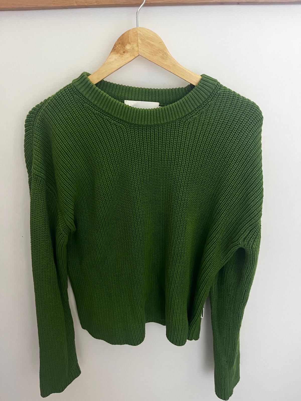 Pull ample en coton bio | vert 'nuriaas ivy green'